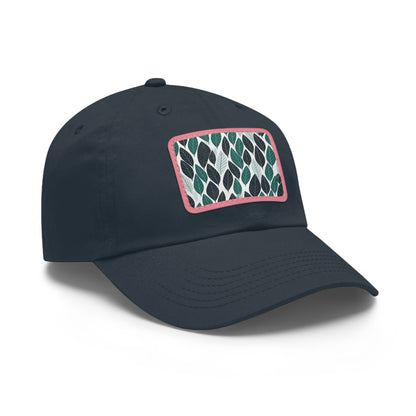 Green Ferret Leaf Pattern Baseball Cap