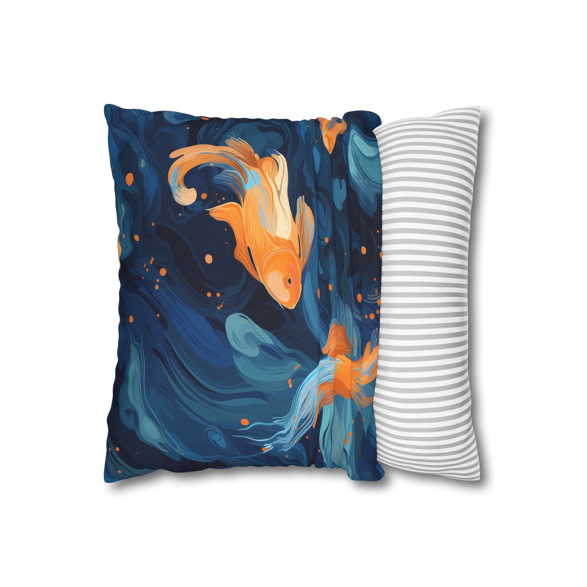 "Golden Koi Pond Pillowcase - High-Quality, Stylish, All-Season Comfort for a Peaceful Sleep | Makes a Great Gift | Shop Now!"