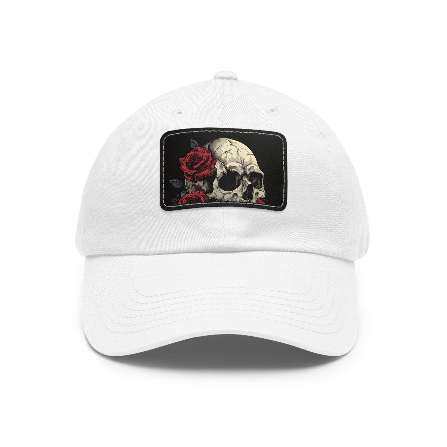 Midnight Bloom Gothic Skull Cap