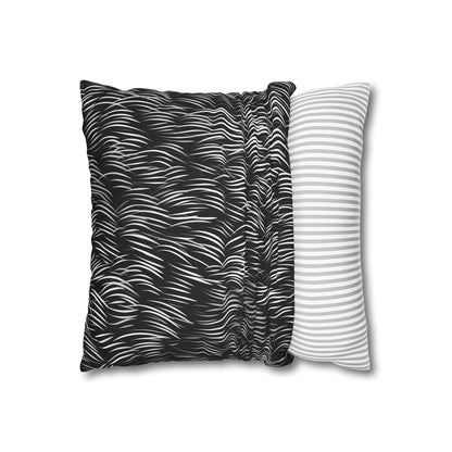 "Abstract Calligraphy Stroke Pillowcase - High-quality, comfortable, and stylish design for all seasons. Makes a great gift. Shop now!"