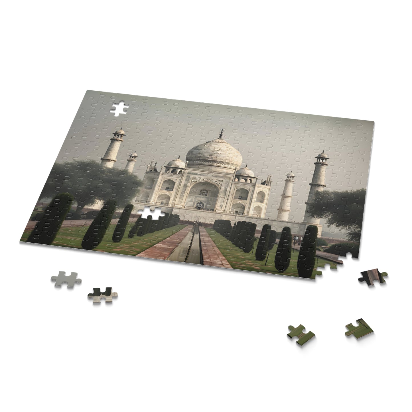 Taj Mahal Ivory Jigsaw Puzzle