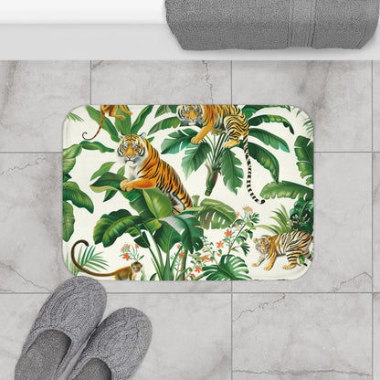 Wild Tiger Jungle Bath Mat