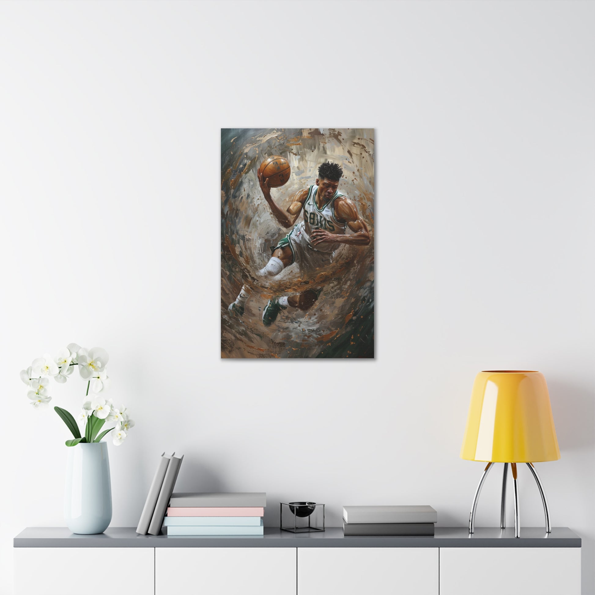 Giannis Antetokounmpo Canvas: The Greek Freaks Dominance | Canvas | Art & Wall Decor, Canvas, Fall Picks, Hanging Hardware, Home & Living, Indoor, Top Spring Products, Valentine's Day promotion | Prints with Passion