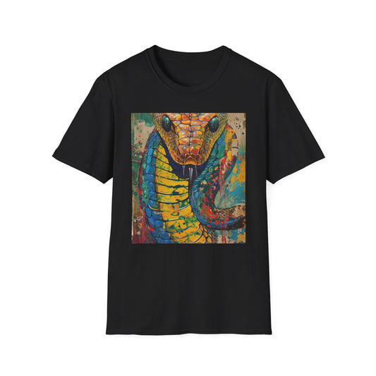 Cobra Majesty: A Regal Serpent on Your Chest | T-Shirt | DTG, Hoodies, Men's Clothing, Regular fit, Unisex, Women's Clothing | Prints with Passion