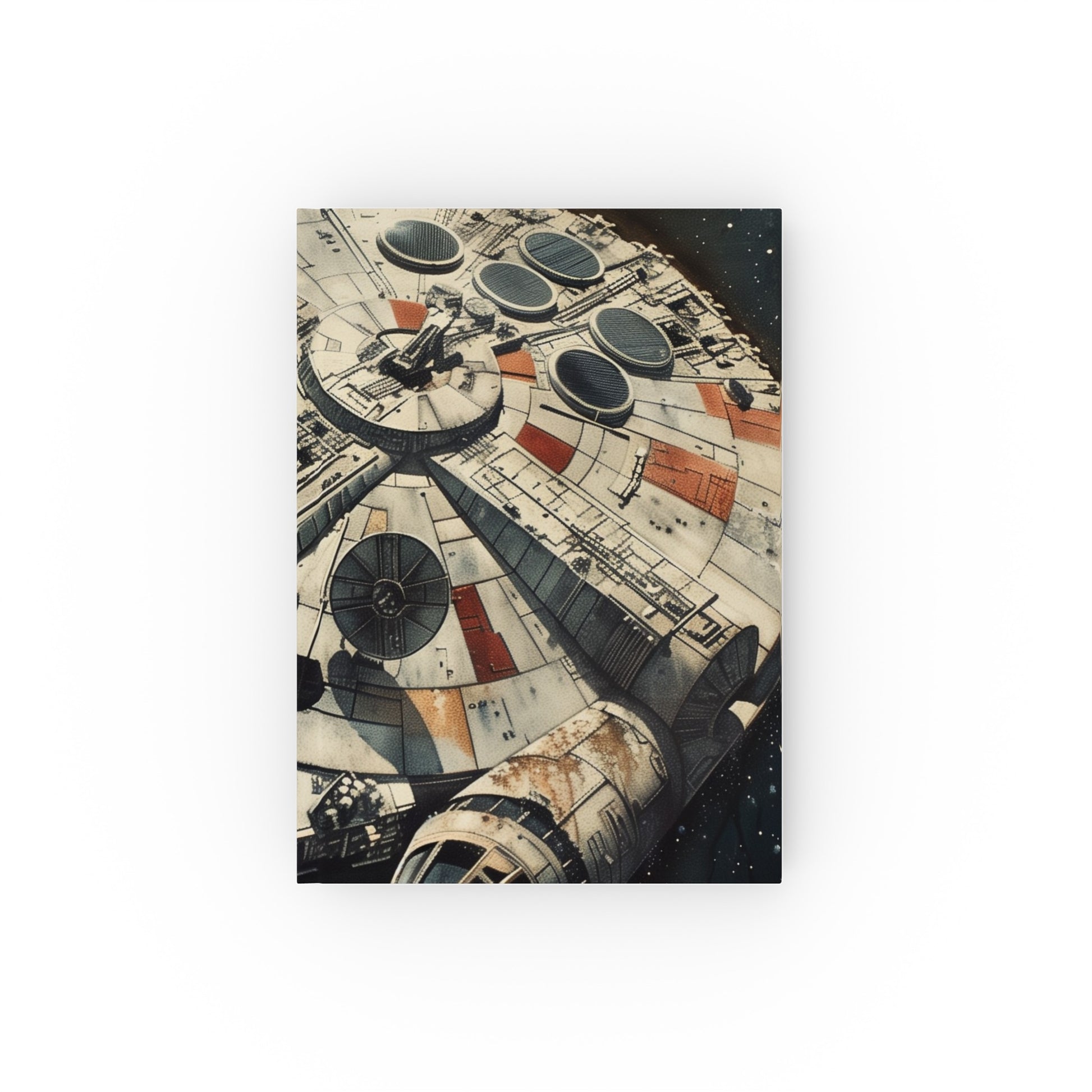 "Millennium Falcon Journal - High-Quality, Stylish, and Perfect for Fans of Han Solo and Chewbacca - Ideal Gift"