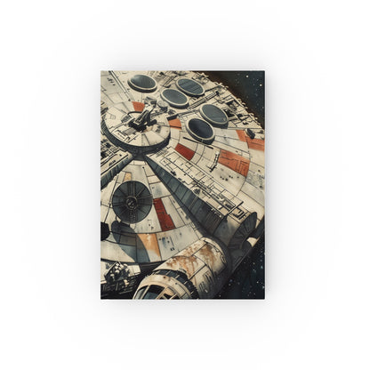 "Millennium Falcon Journal - High-Quality, Stylish, and Perfect for Fans of Han Solo and Chewbacca - Ideal Gift"