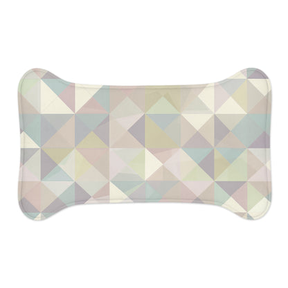 Chic Geometric Pet Feeding Mat