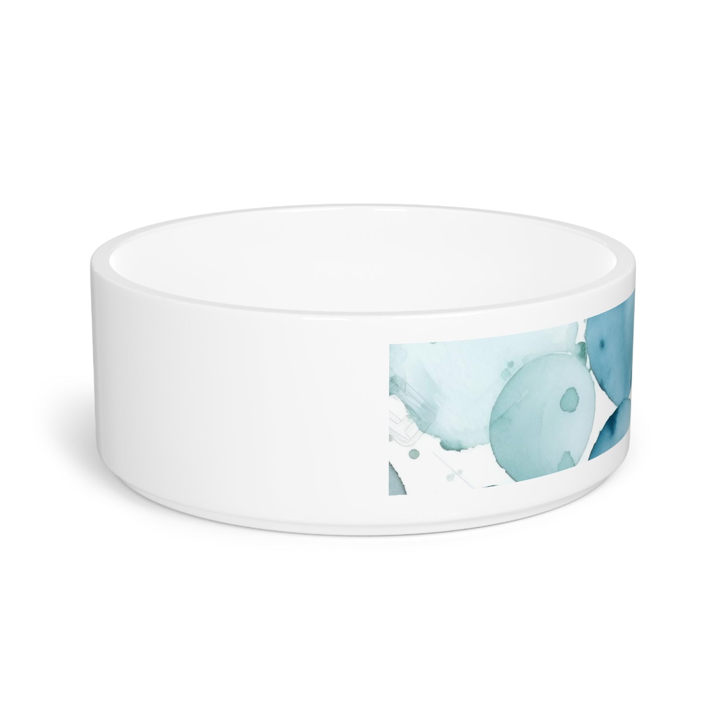 Seafoam Vision Pet Bowl: Dive into a mesmerizing oceaninspired design!