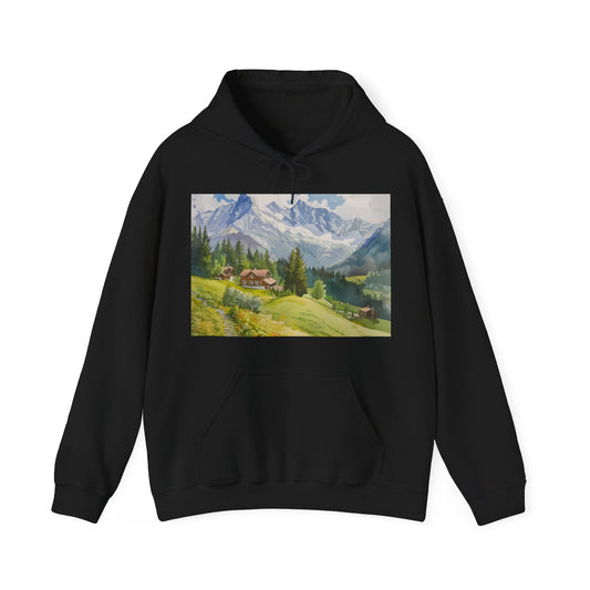 Swiss Alps Hoodie | Hoodies | DTG, Hoodies, Men's Clothing, Regular fit, Unisex, Women's Clothing | Prints with Passion