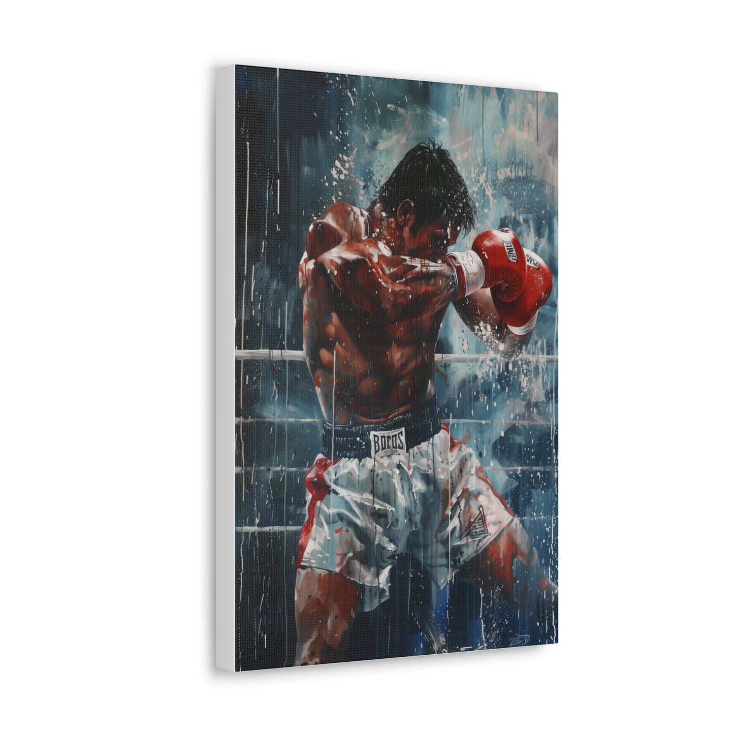 The Boxer: Determination in Every Brushstroke