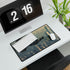 Robotic Eagle Soaring Above City — XL & XXL Desk Mat — Product Detail View 7