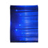 Cyber Forest with Bioluminescent Fog — Plush Fleece Throw Blanket — Folded Plush Blanket Detail