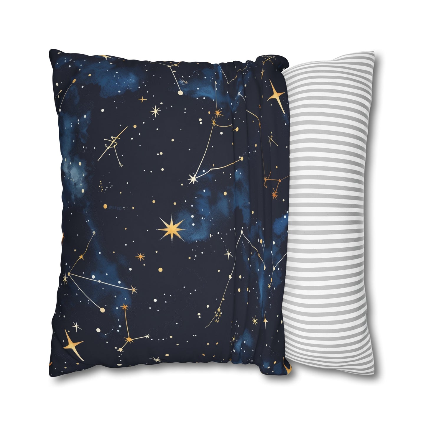 "Starry Night Constellation Stars Pillowcase - Transform your bedroom into a dreamy galaxy with this seamless pattern of twinkling stars"