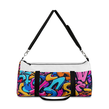 Neon Graffiti Duffel Bag