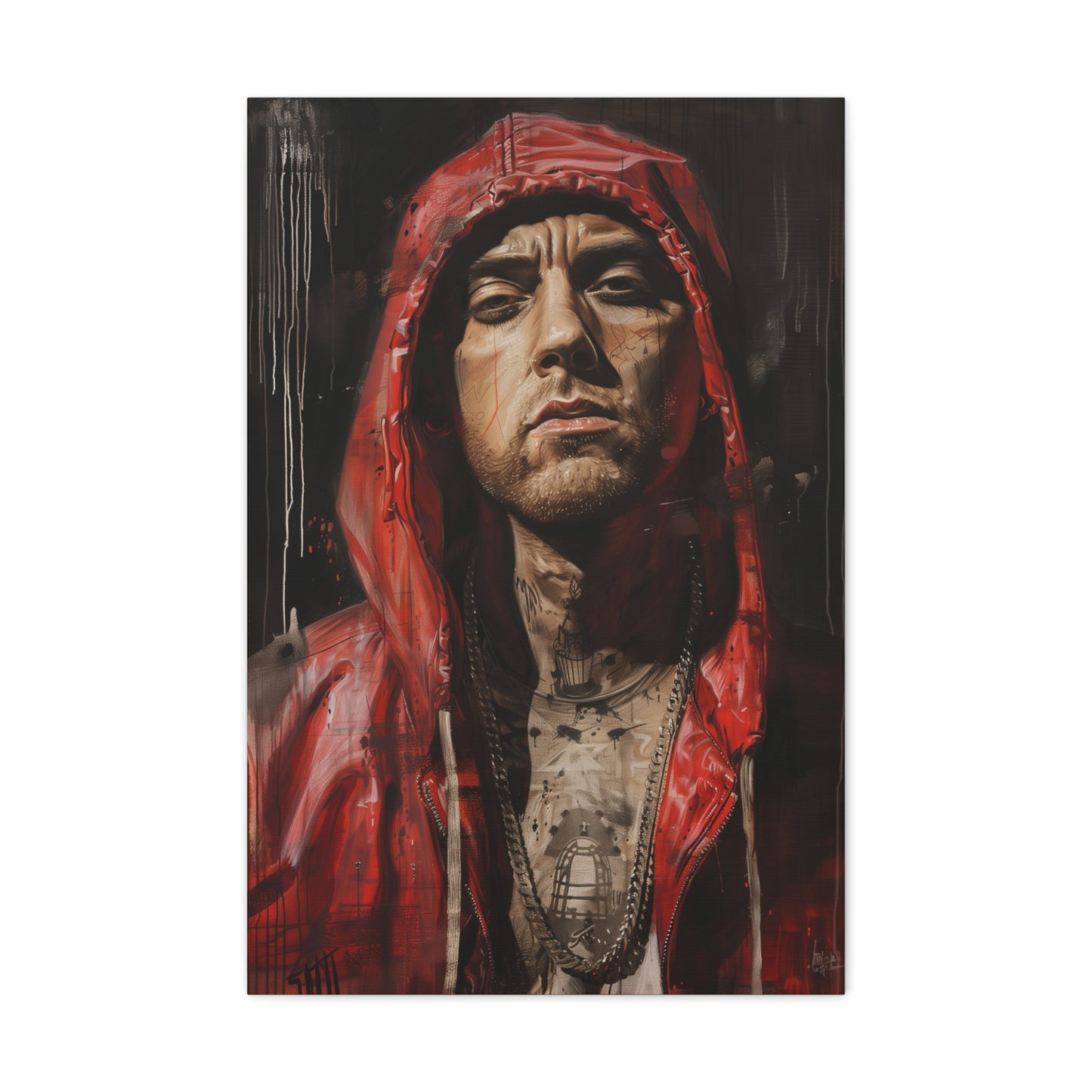 Eminem: Lyrical Genius on Canvas: Vinyl Edition | Canvas | Art & Wall Decor, Canvas, Fall Picks, Hanging Hardware, Home & Living, Indoor, Top Spring Products, Valentine's Day promotion | Prints with Passion