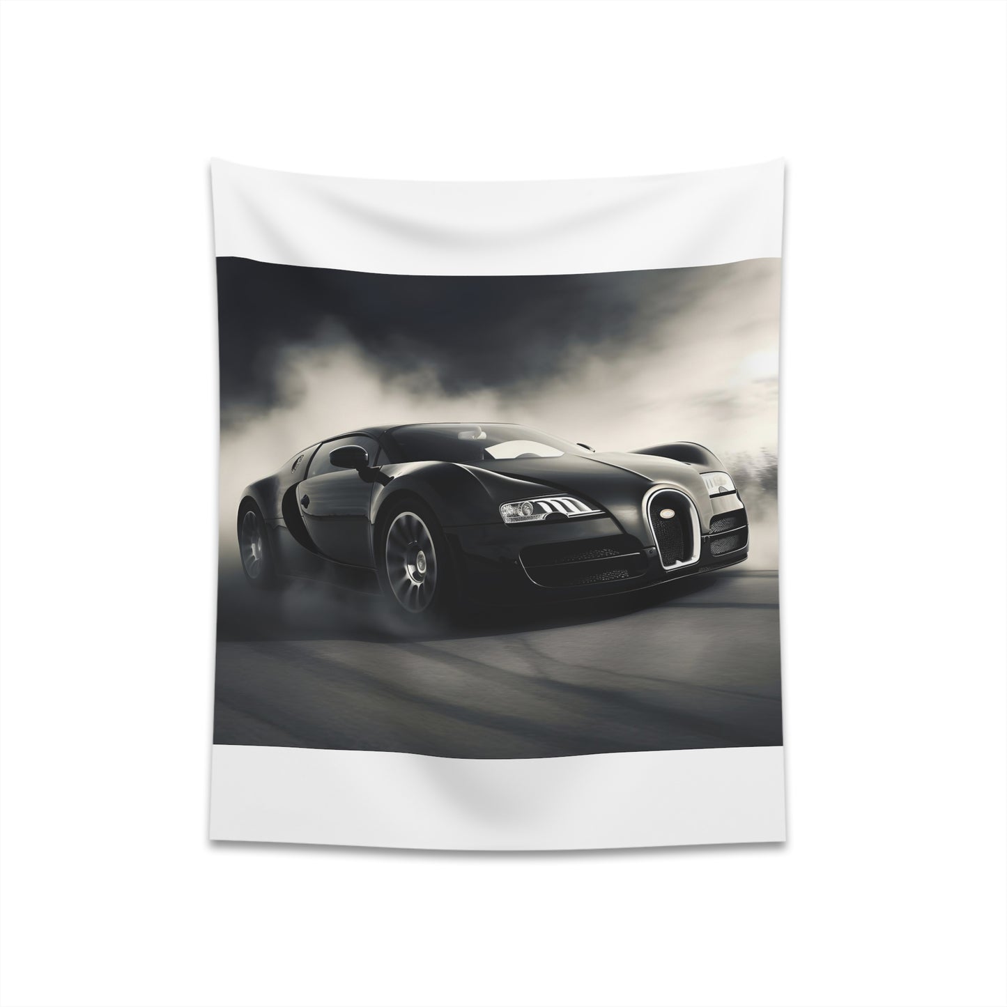 "Bugatti Power Tapestry: Experience the Thrill of Speed in Stunning Detail"