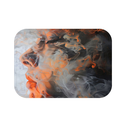 Smoke Swirls Bath Mat