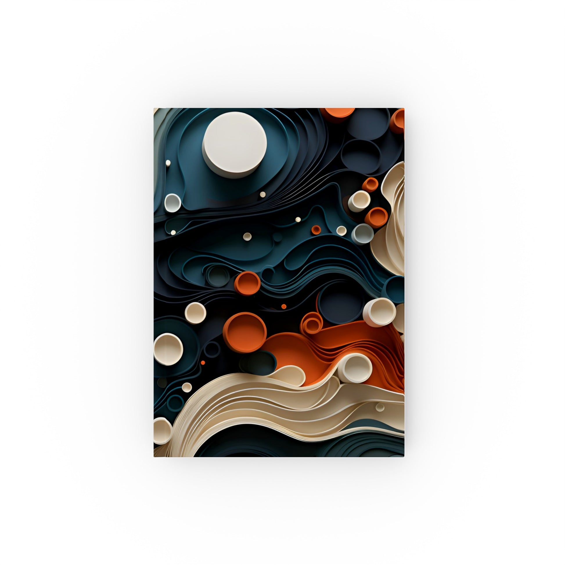 "Ruiz Remixed Abstract Art Journal - Vibrant design for creative minds, high-quality material, perfect for sketching and doodling. Makes a great gift! Shop now."