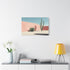 Minimal Desert Scene with Sharp Shadows — Canvas Wall Art — Product Detail View 7