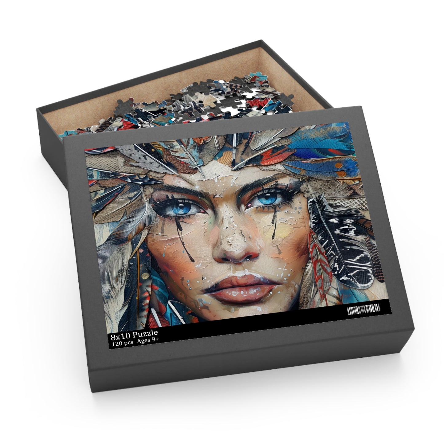 Bohemian Feathers Jigsaw Puzzle | Puzzle | Back-to-School, Fall Picks, Games, Holiday Picks, Home & Living, Puzzles, TikTok, Valentine's Day, Valentine's Day Picks | Prints with Passion