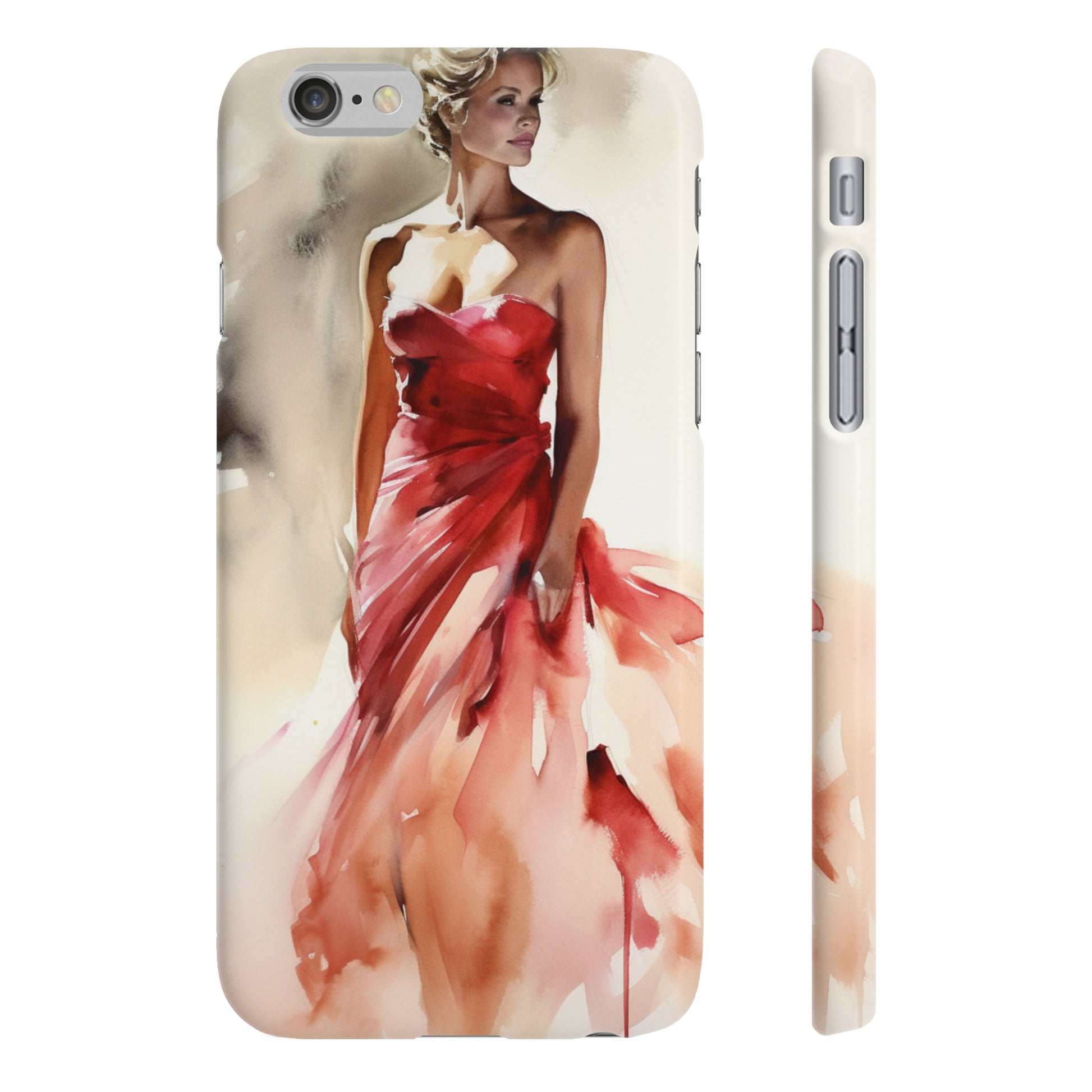 Lady in Red Glamour Phone Case | Phone Case | Accessories, Glossy, iPhone Cases, Matte, Phone Cases, Samsung Cases, Slim | Prints with Passion