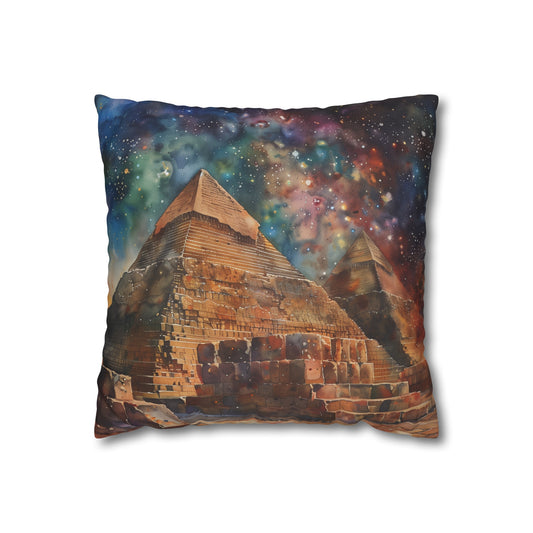 "Stunning Ancient Egypt Watercolor Dreams Pillowcase - High-quality, comfortable, and stylish for all seasons. Perfect gift!"