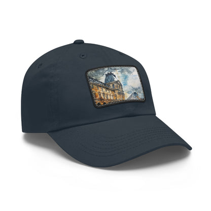 Parisian Charm Louvre Watercolor Cap