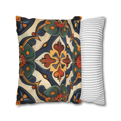 Luxurious Artisan Tiles Pillowcase - Seamless pattern, high-quality fabric for a beautiful design - perfect addition to any bedroom.