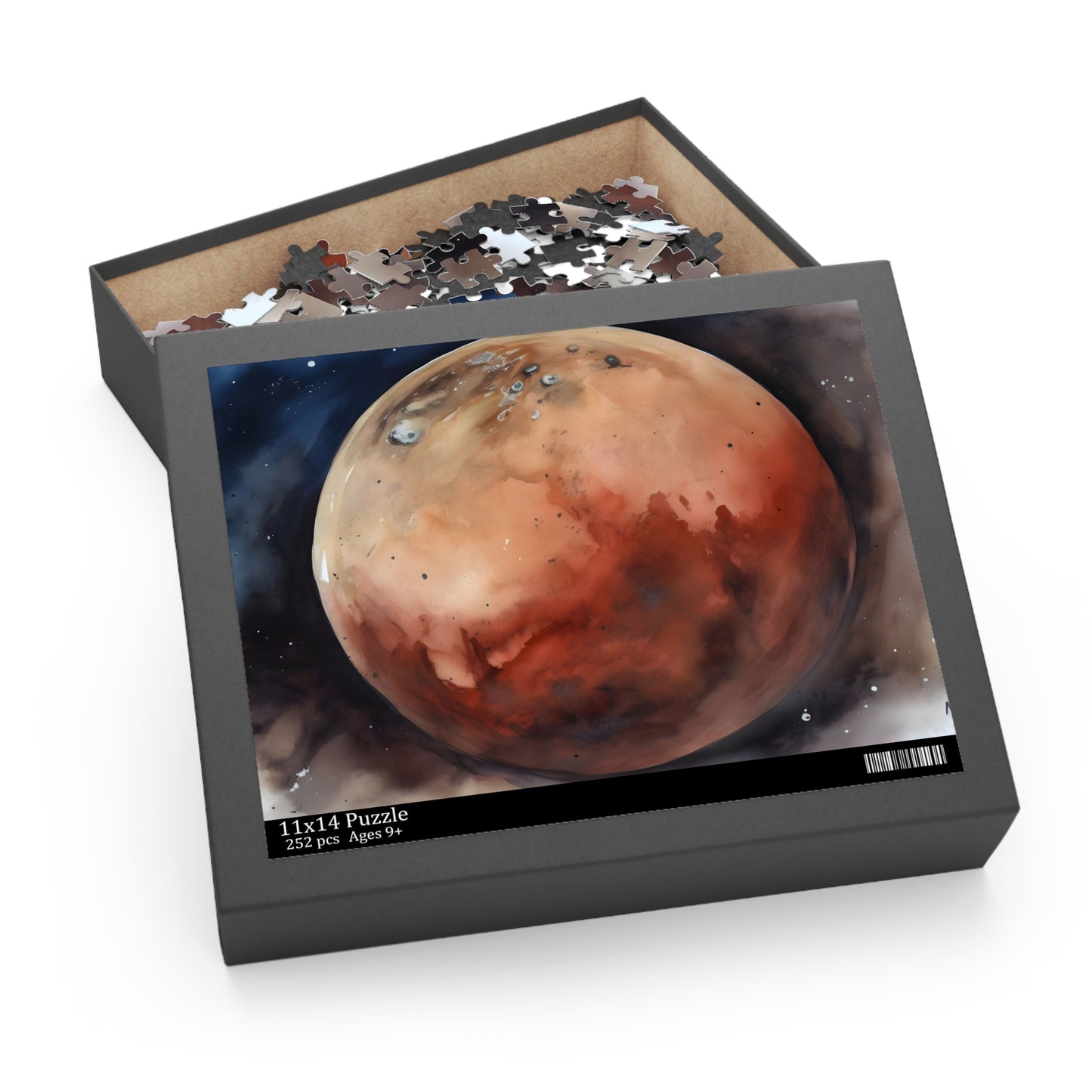 Mars Watercolor Jigsaw Puzzle