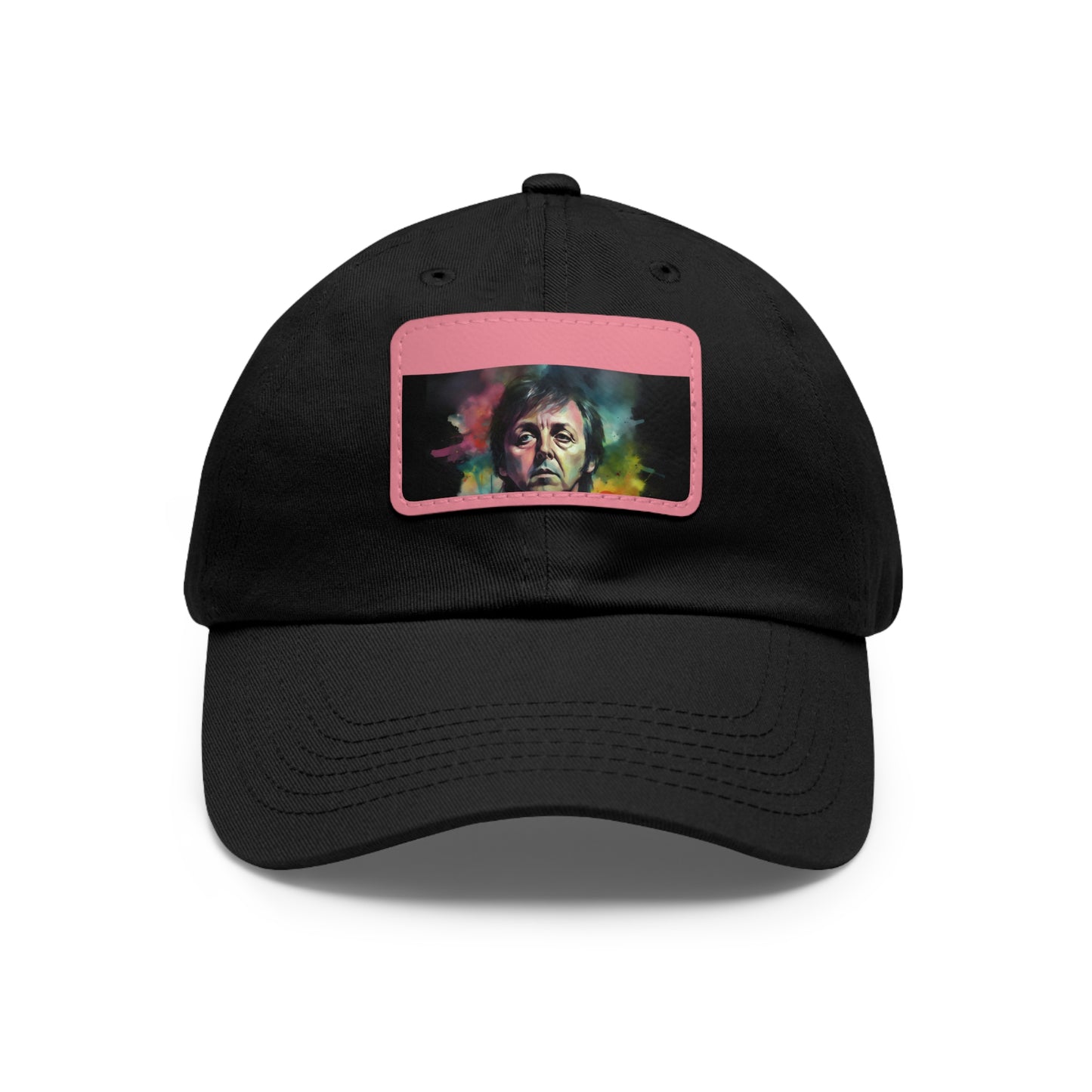 Neon Notes: Paul McCartney Watercolor Baseball Cap | Hats | Accessories, Cotton, hat, Hats, hats-tag, Unisex, Vegan | Prints with Passion