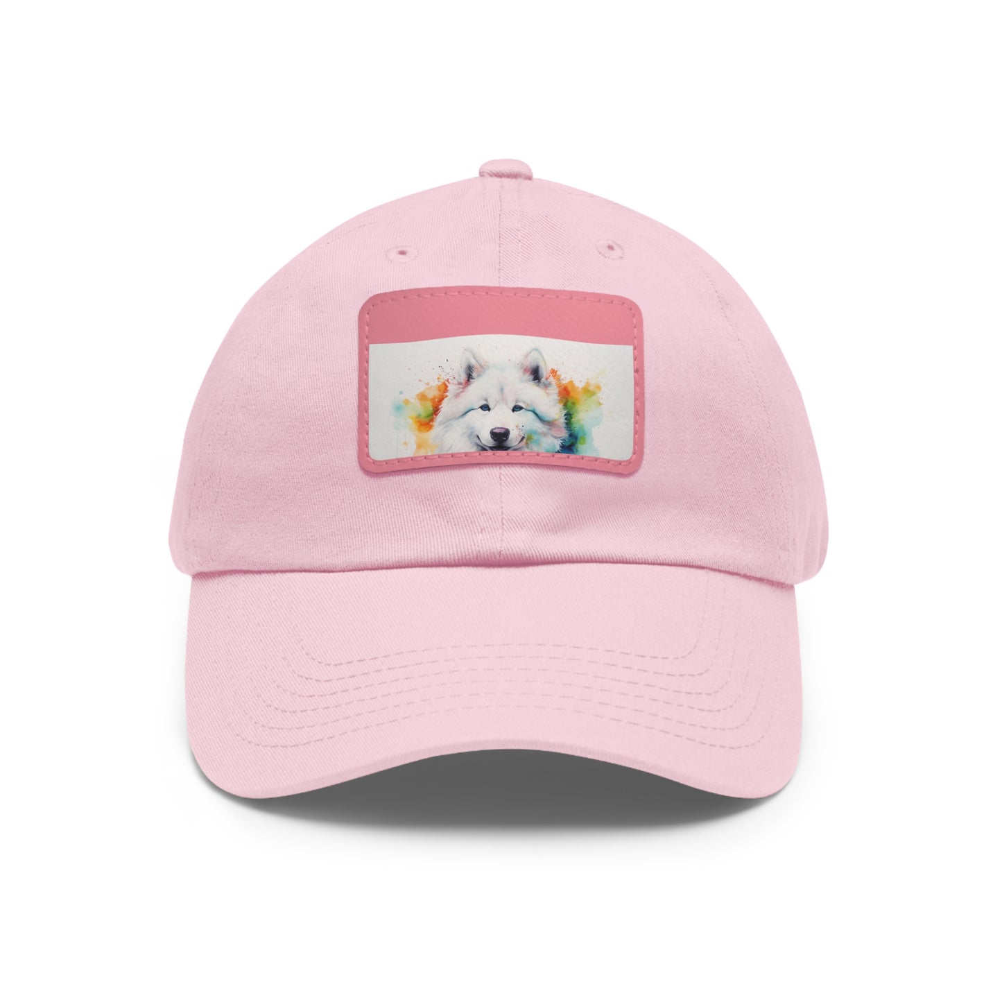 Watercolor Samoyed Charm Baseball Cap