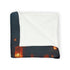 Floating Lanterns Guiding Ghost Ship Plush Fleece Throw Blanket