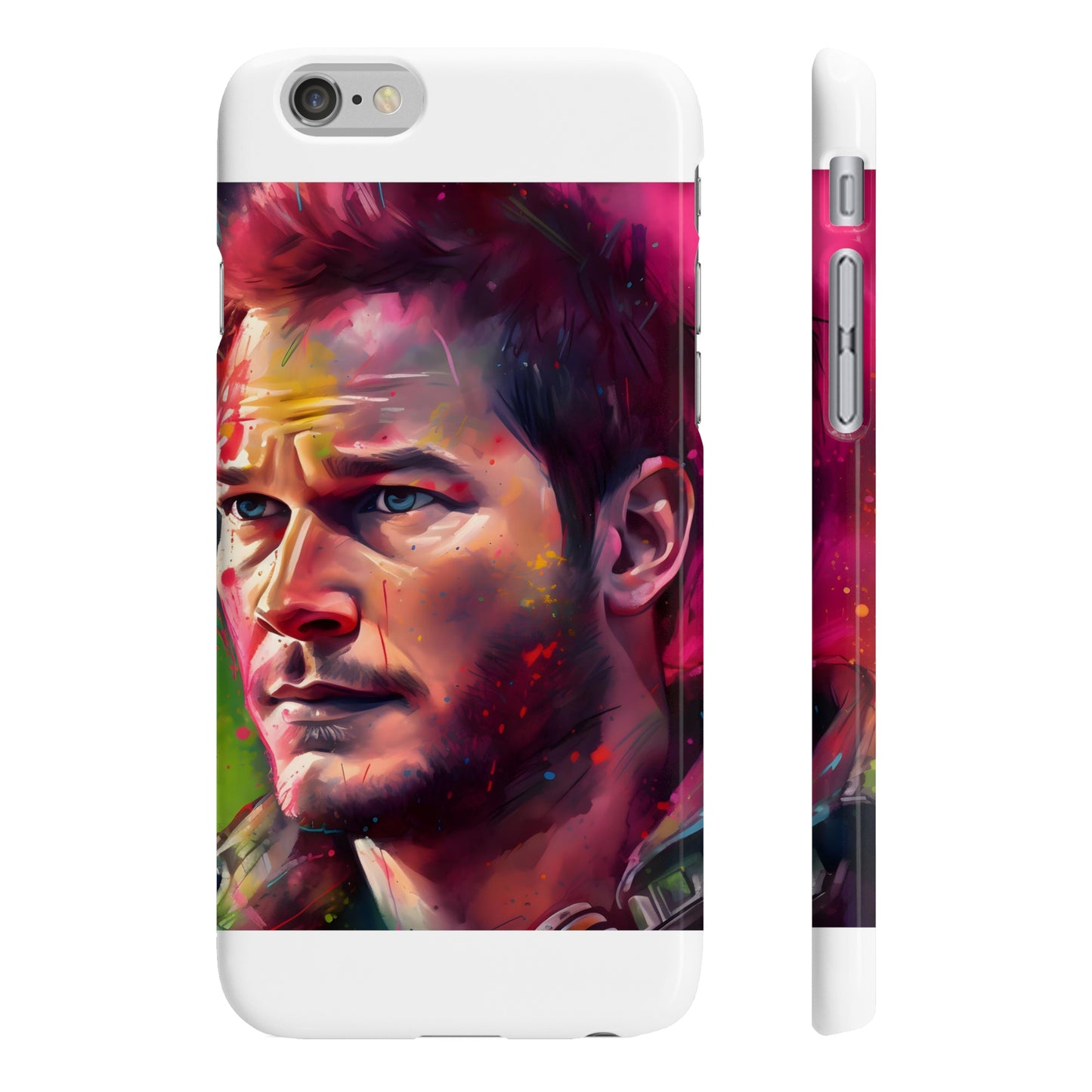 Neon Pratt: A Watercolor Chris Phone Case | Phone Case | Accessories, Glossy, iPhone Cases, Matte, Phone Cases, Samsung Cases, Slim | Prints with Passion