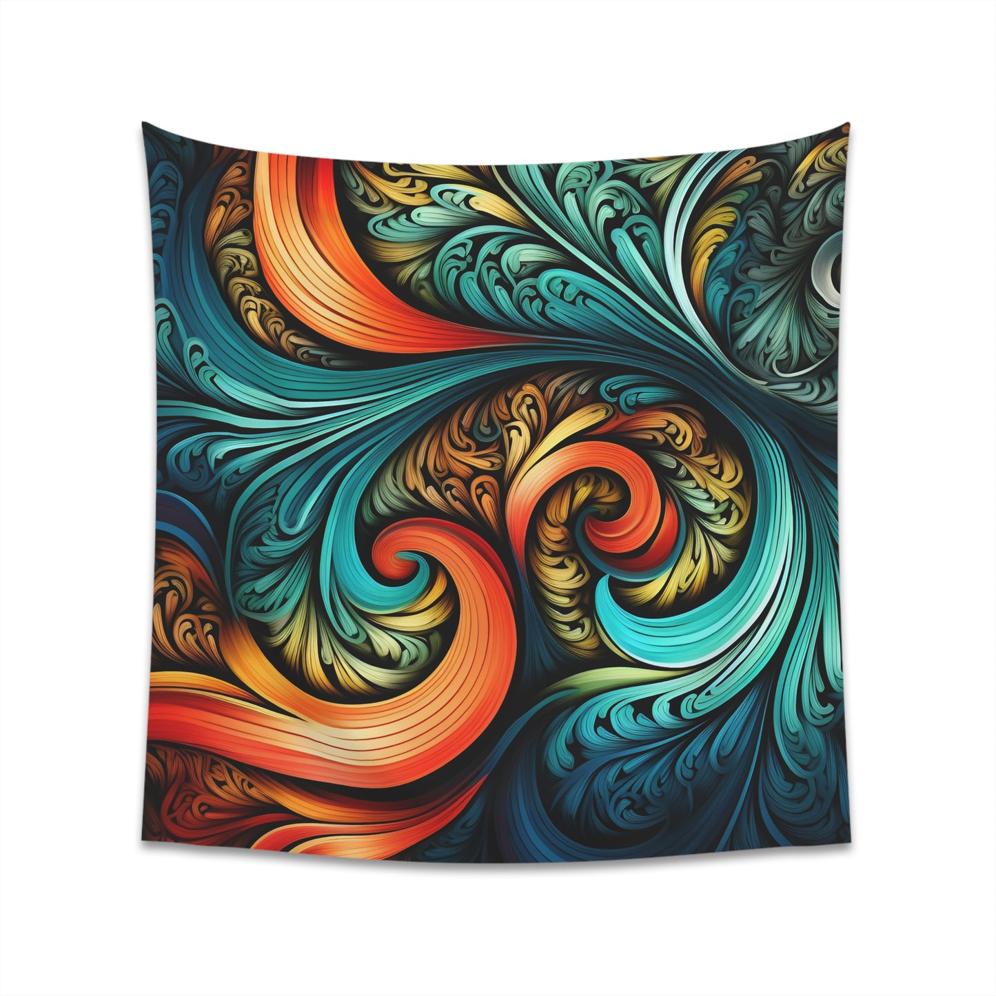 Fractal Tapestry: A GSNG Design - Mesmerizing math art tapestry for all seasons - BenCPrints