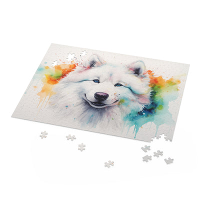 Samoyed Watercolor Jigsaw Puzzle