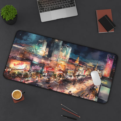 Las Vegas Desk Mat Design | Desk Mat | Accessories, Back-to-School, Desk, Fall Bestsellers, Home & Living, Mouse pad, Mouse Pads, Mousepad, Seasonal Picks, Stationery, TikTok | Prints with Passion