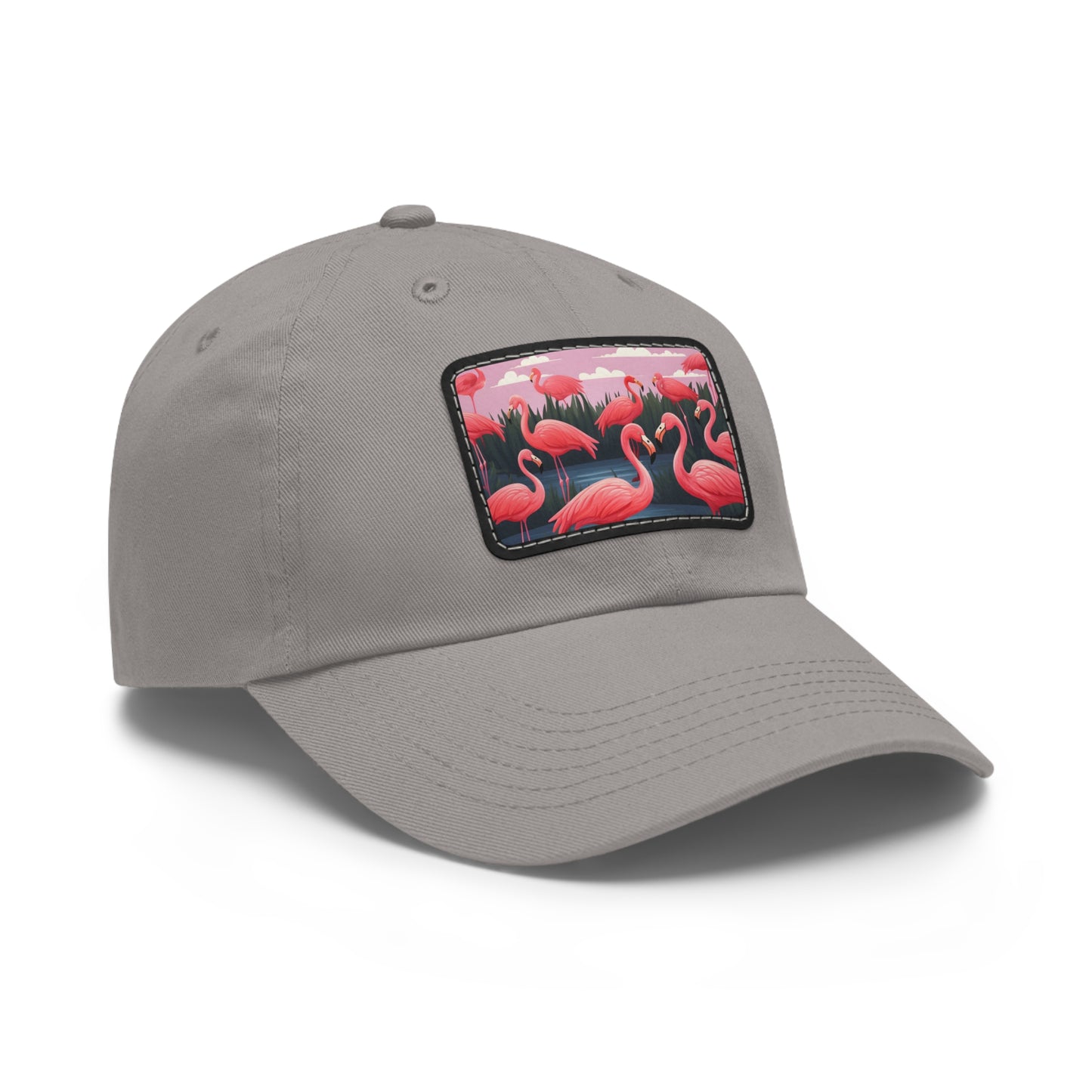 Flamboyant Flamingo Print Baseball Cap