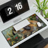 Cute Holland Lop Bunny Watercolor — XL & XXL Desk Mat — 3mm Non-Slip Natural Rubber Base Detail