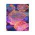 Dreamscape with Levitating Neon Leaves — Plush Fleece Throw Blanket — Product Detail View 7
