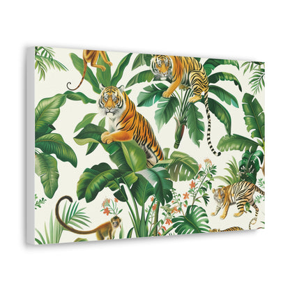 Tiger Jungle Canvas Print