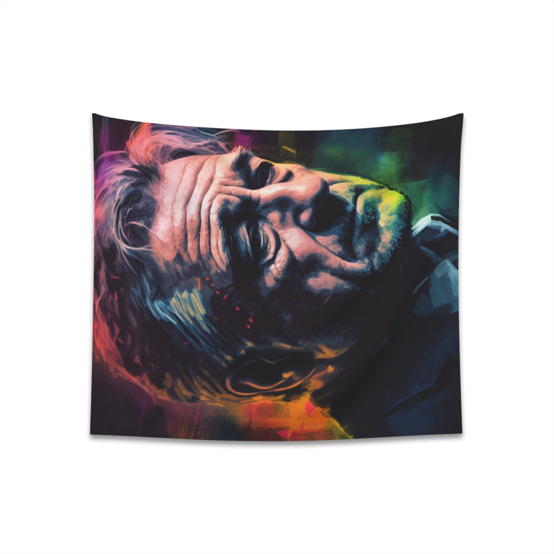 "Robert De Niro Tribute Tapestry - High-Quality & Stylish Hollywood Icon Decor - 34" x 40" or 57" x 57" - Perfect Gift for Fans"