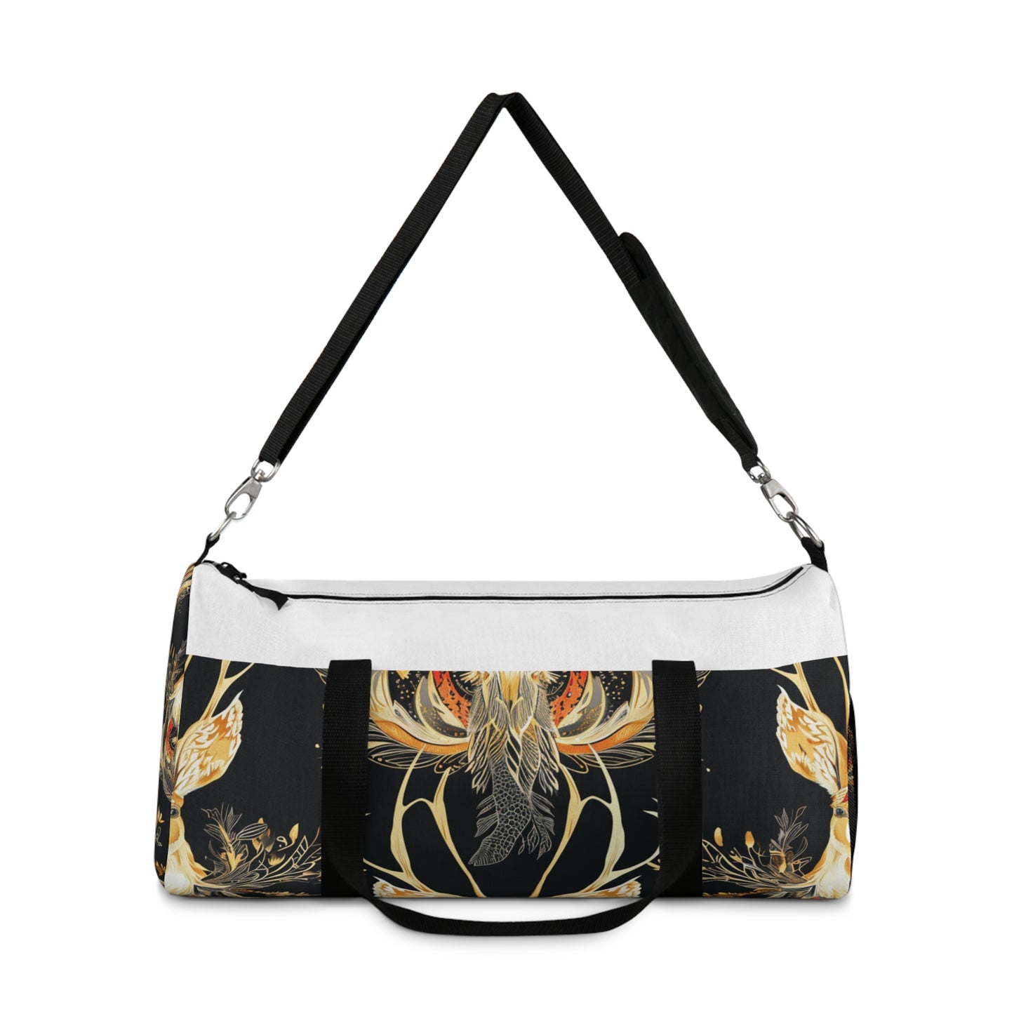 Jackalope Pattern Duffel Bag