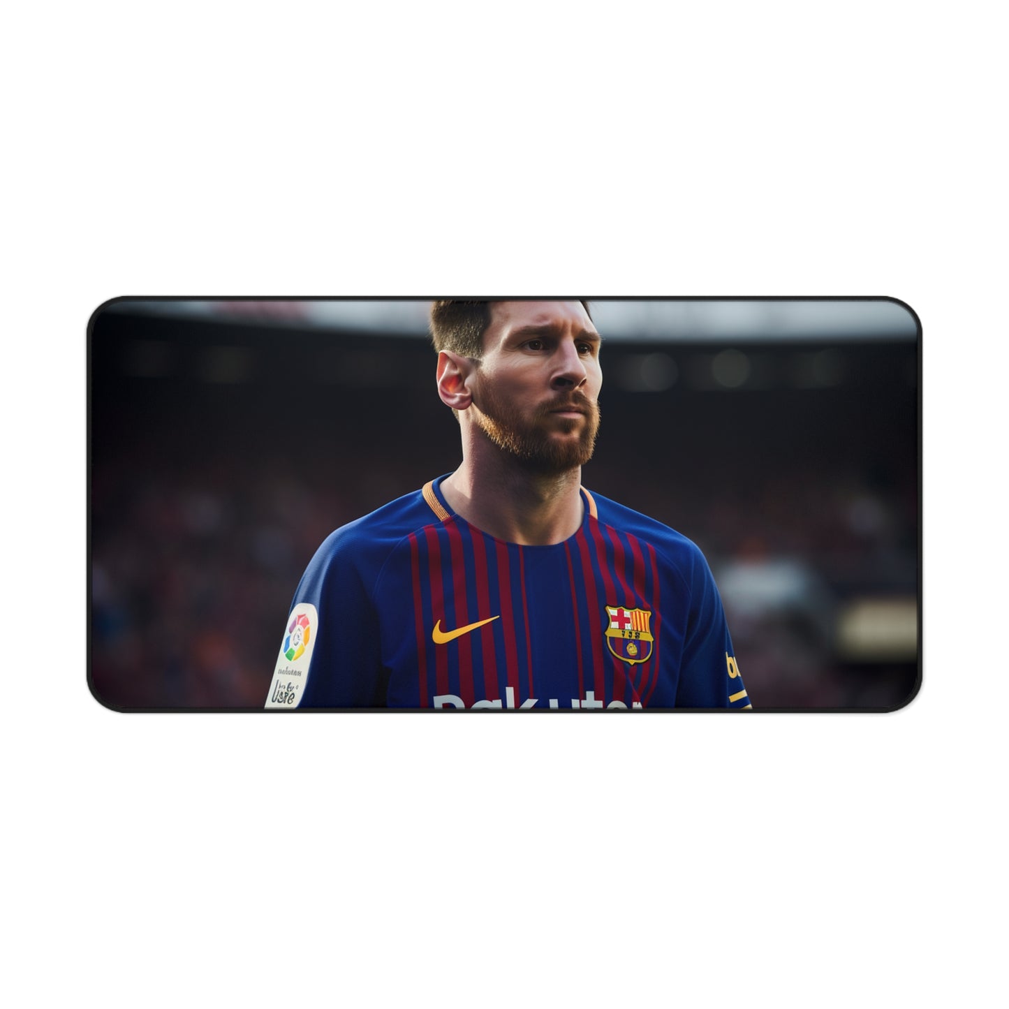 "Enhance your desk with Lionel Messi 2 desk mat, stylish and practical workspace accessory"