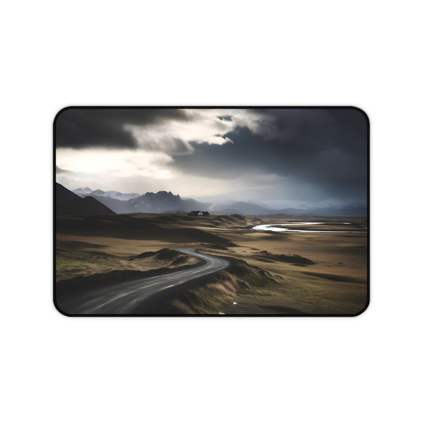 "Iceland Ring Road Desk Mat - Bring nature to your workspace with stunning landscape design"