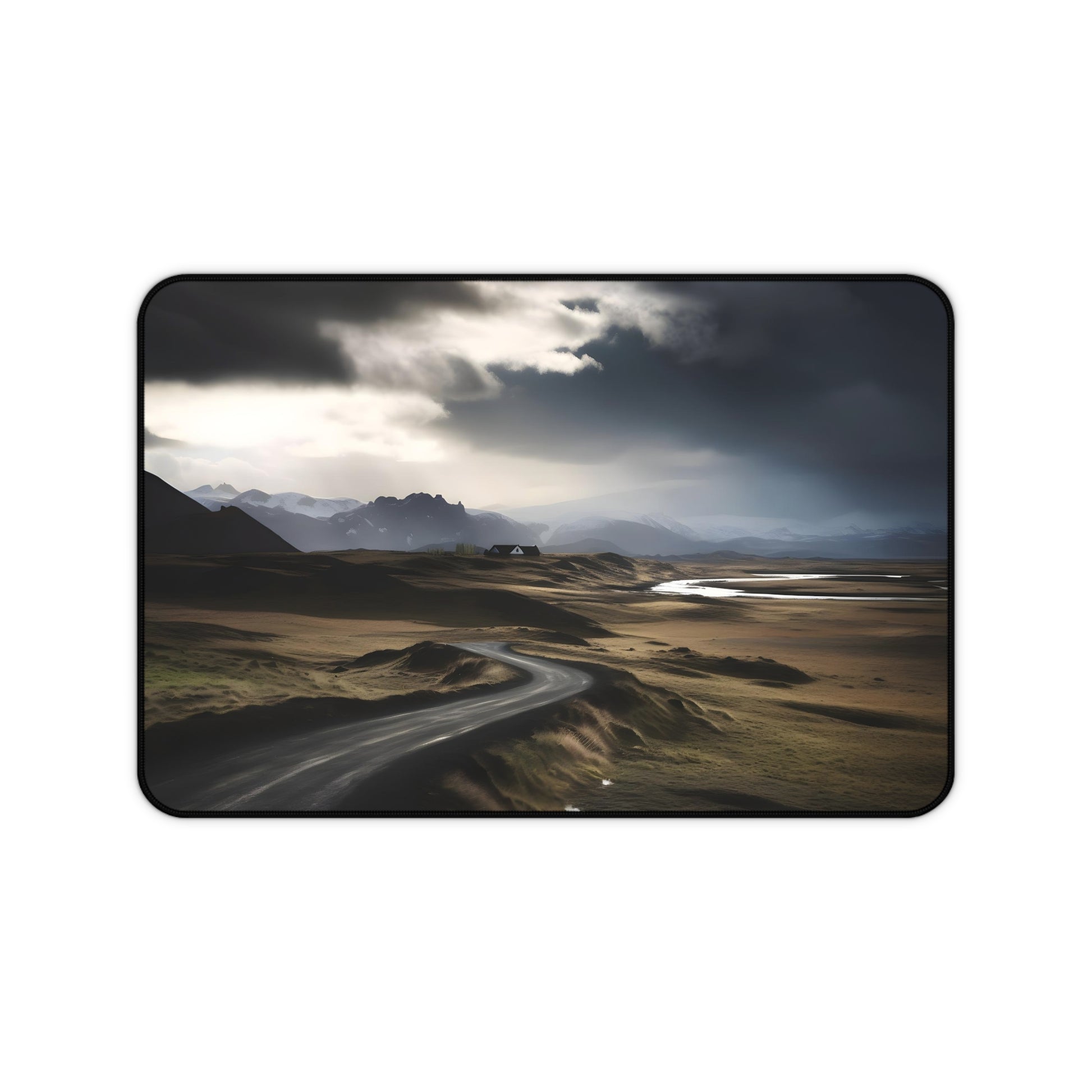 "Iceland Ring Road Desk Mat - Bring nature to your workspace with stunning landscape design"