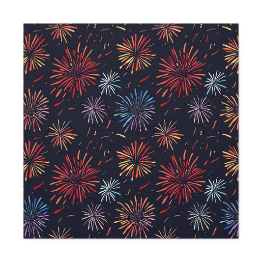 Colorful Purple Fireworks Canvas | Canvas | Art & Wall Decor, Canvas, Fall Picks, Hanging Hardware, Home & Living, Indoor, Top Spring Products, Valentine's Day promotion | Prints with Passion