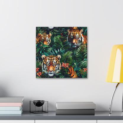 Tiger Paradise Canvas Print