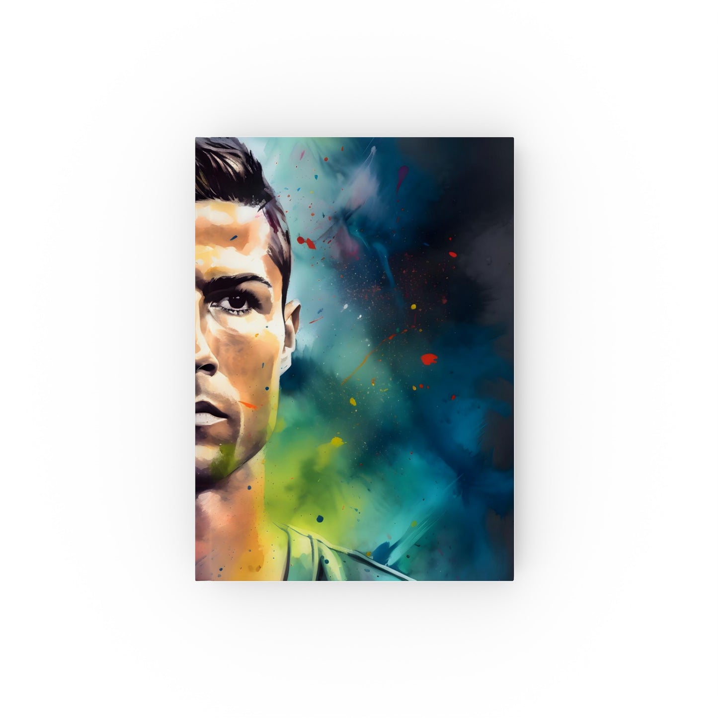 "CR7 Neon Football Icon Journal: High-quality, versatile, and stylish. Perfect gift for any fan! 🎁"