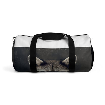 Raccoon Hipster Duffel Bag