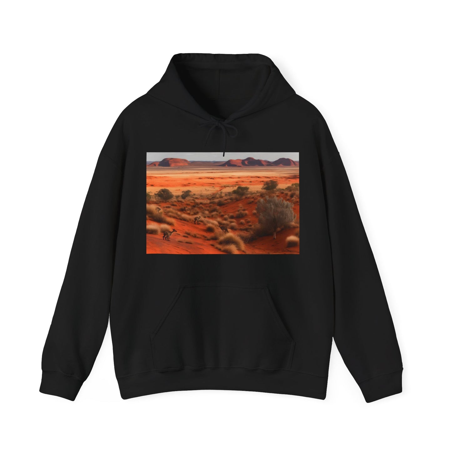 Crimson Oasis Desert Themed Wallpaper Hoodie | Hoodies | DTG, Hoodies, Men's Clothing, Regular fit, Unisex, Women's Clothing | Prints with Passion